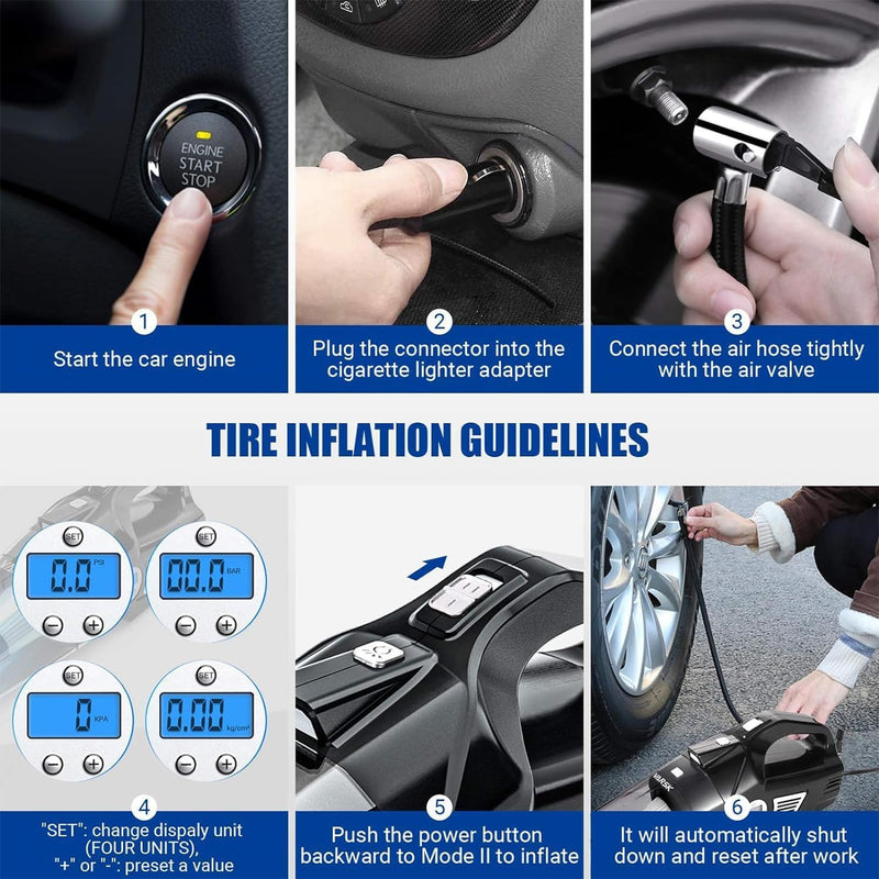 Car Vacuum Cleaner ( 4 IN 1 )